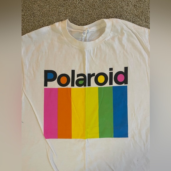 Polaroid White and Colorful Tee - Picture 2 of 4